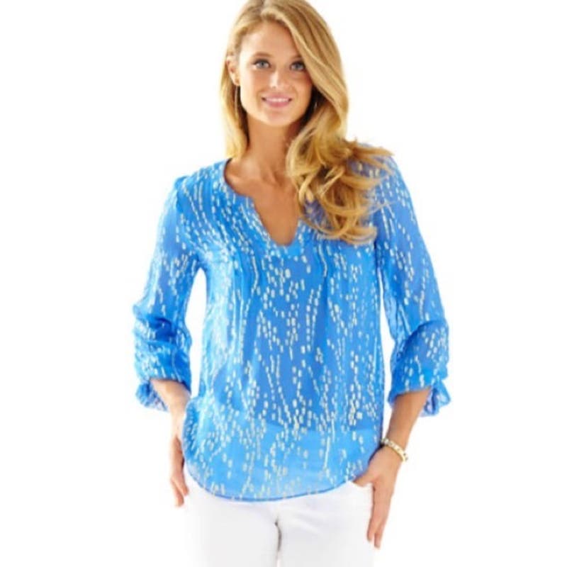 Lily Pulitzer Silk Colby Top